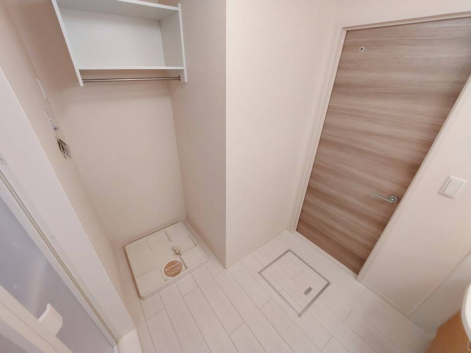 洗面設備　洗濯機置場