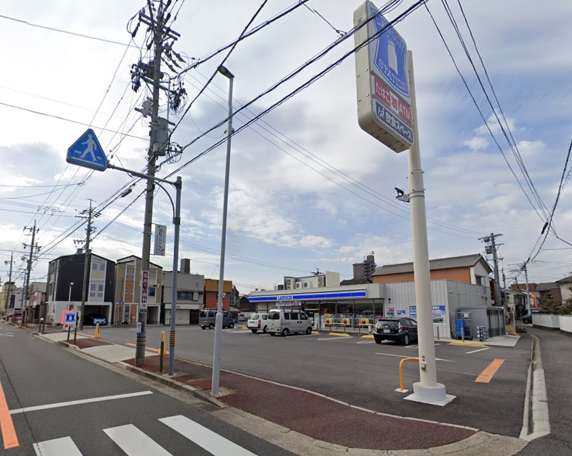 コンビニ　ローソン 西区西ハサバ店（コンビニ）（コンビニ）まで136m