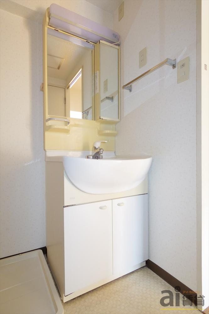 洗面設備　※別号室写真です。
