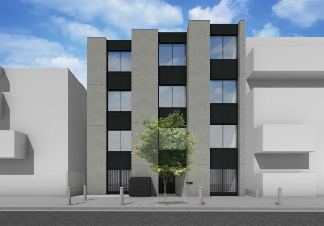 建物外観　こちら、外観パースです