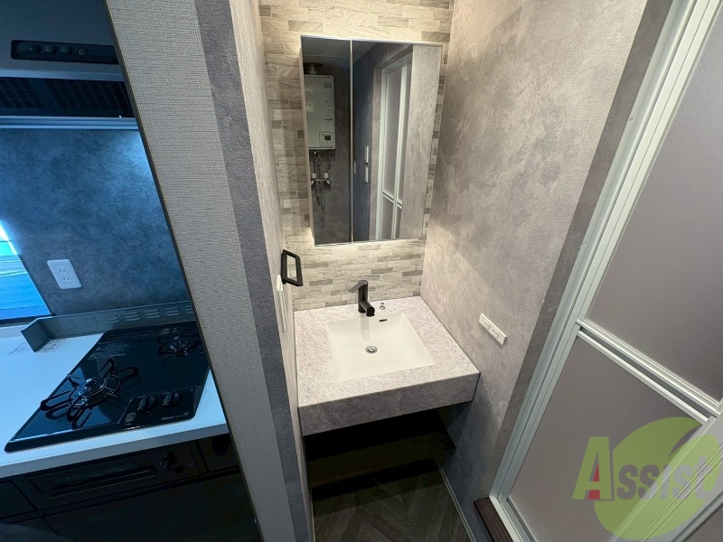 洗面設備　シャンプードレッサーで身支度もラクラクです！