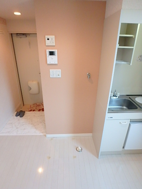 その他　洗濯機置場は室内で安心