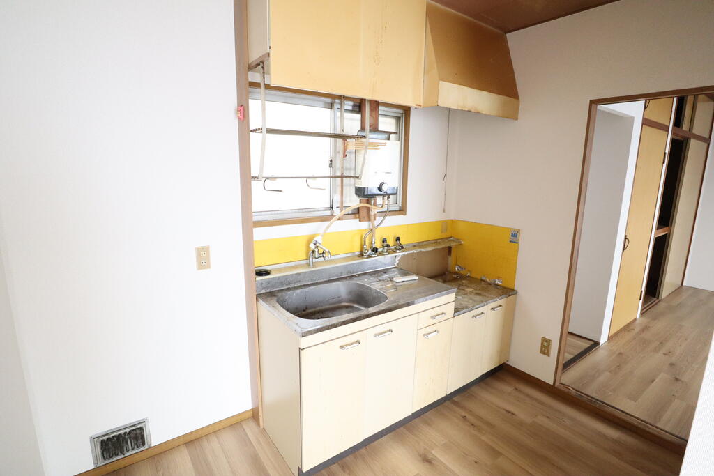 キッチン　キッチンガスコンロ設置可