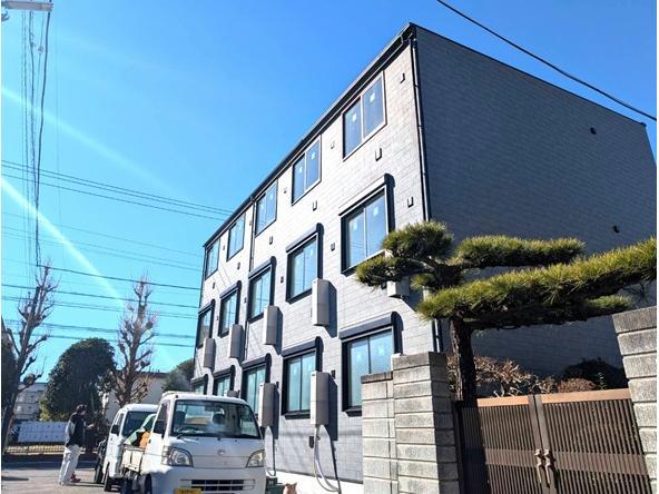 建物外観　建築中