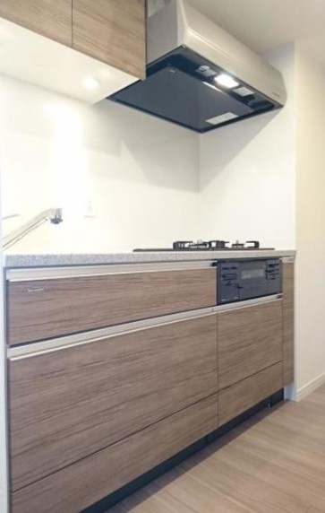 キッチン　３口システムキッチン