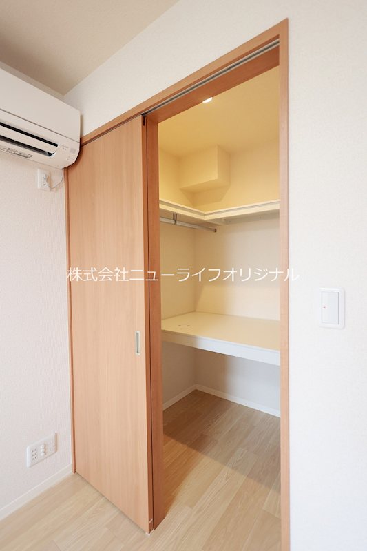 収納　収納ケースもそのまま入れられるウォ―クインクローゼットです！