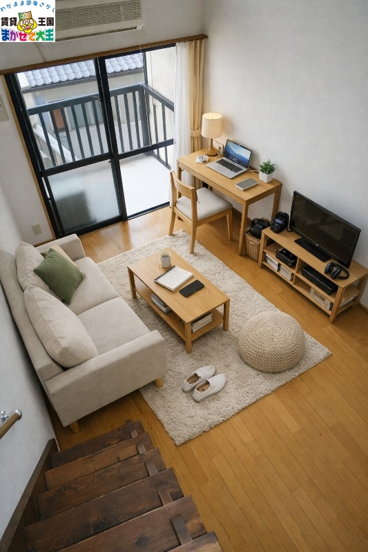 居室・リビング　家具・インテリアはＣＧです