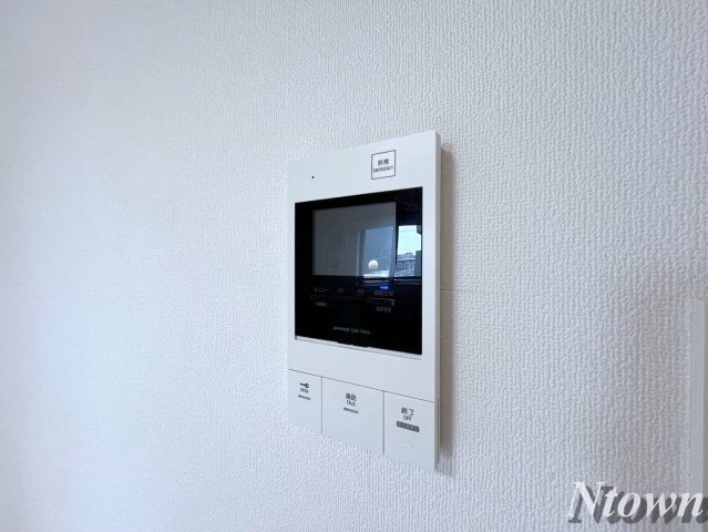 セキュリティ　モニター付きインターホンです。
