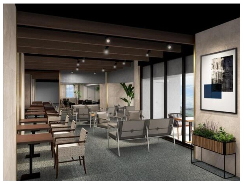 ロビー　ジオエント梅田北リバーフロント