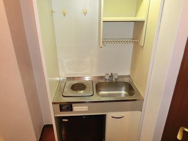 キッチン　１口コンロ！
