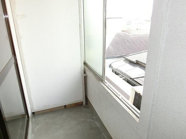 バルコニー　明るいです！