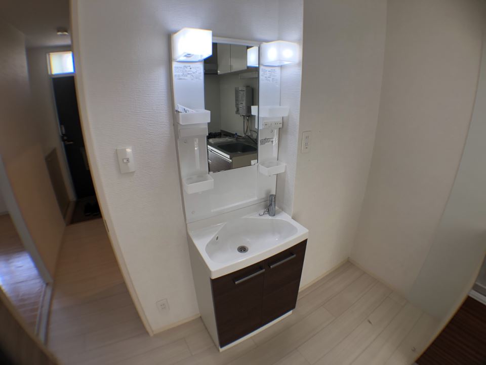 洗面設備　独立洗面台あります
