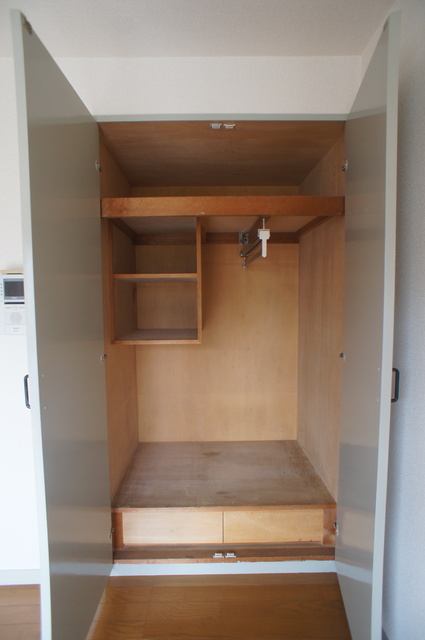 収納　収納はクローゼットタイプなので、整理整頓はかどります☆