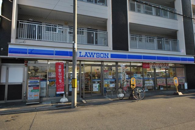 コンビニ　ローソン下新庄店（コンビニ）まで73m
