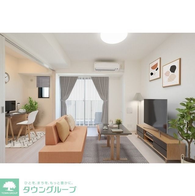 居室・リビング　【家具・調度品等はCG加工です。実際の賃貸住居には含まれま…