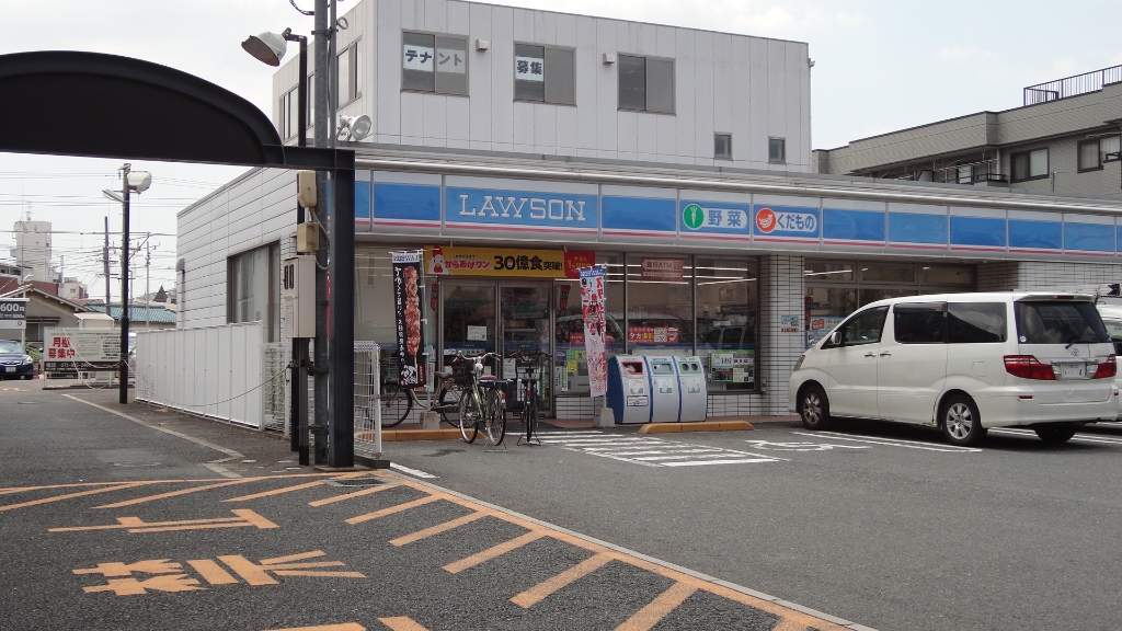 コンビニ　ローソン八尾志紀駅前店（コンビニ）まで187m