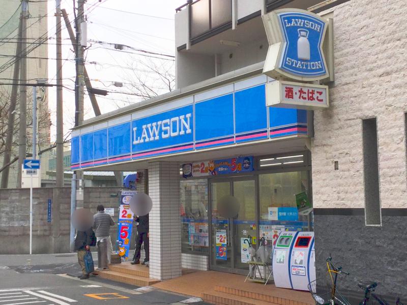 コンビニ　ローソン 長堀橋店（コンビニ）まで189m