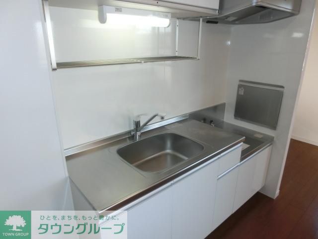 キッチン　２口ガスコンロ設置可