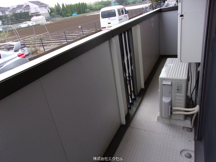 バルコニー　南西向きです。