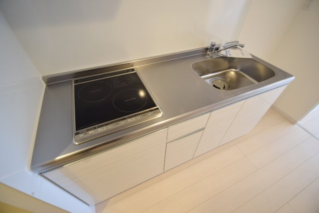 キッチン　2口ＩＨコンロのシステムキッチン