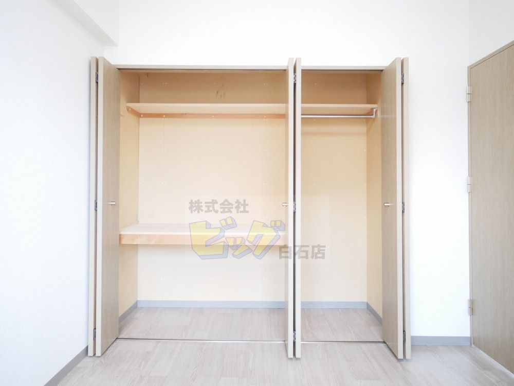 収納　各部屋にクローゼットを完備しています♪