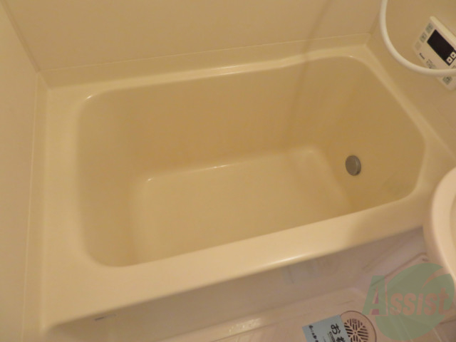 バス・シャワールーム　バスルームは狭すぎず、シャワーも浴びやすそうです。