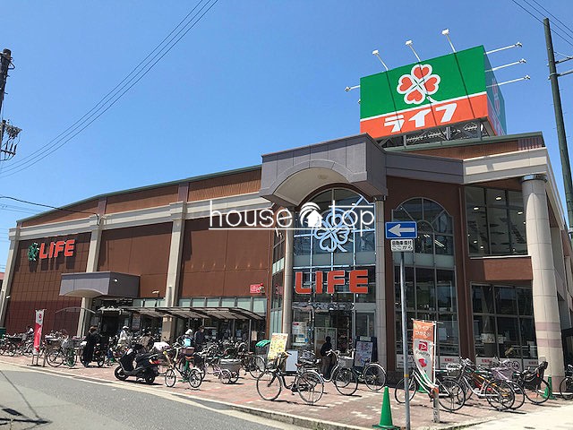 スーパー　ライフ武庫川店（スーパー）まで385m