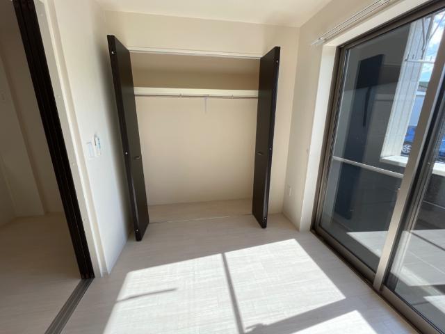 バルコニー　収納のためのスペースです