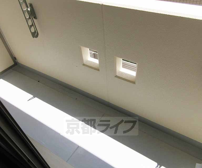 バルコニー　洗濯物も良く乾きます