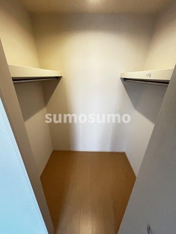 収納　たっぷりとした収納スペースです