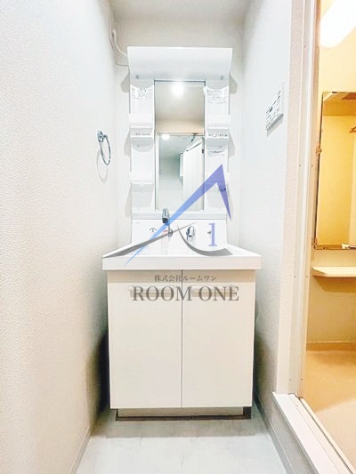 洗面設備　洗面台です。