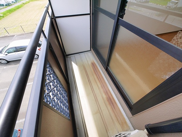 バルコニー　落ち着いた時間を過ごせるバルコニーです