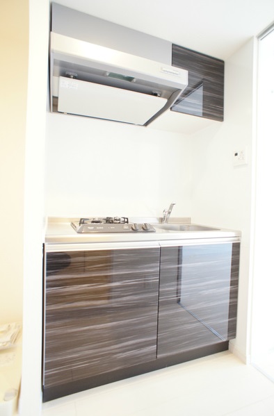 キッチン　使い勝手の良い2口ガスコンロです