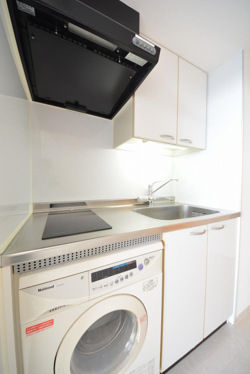 キッチン　メゾン・ド・ヴィレ大阪城公園前　ＩＨ2口コンロシステムキッチ