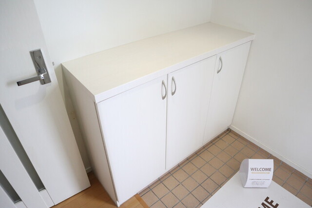 玄関　カウンタータイプシューズボックス