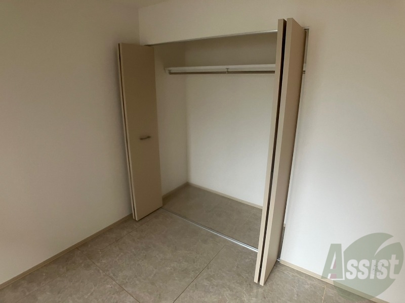 収納　洋室にはクローゼットがあるのですっきり片付きそうです。