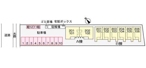 駐車場　☆敷地内に駐車場があります☆
