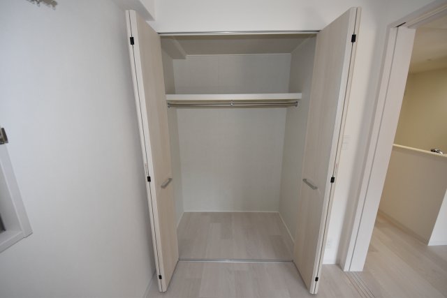 収納　たっぷりとした収納スペースです