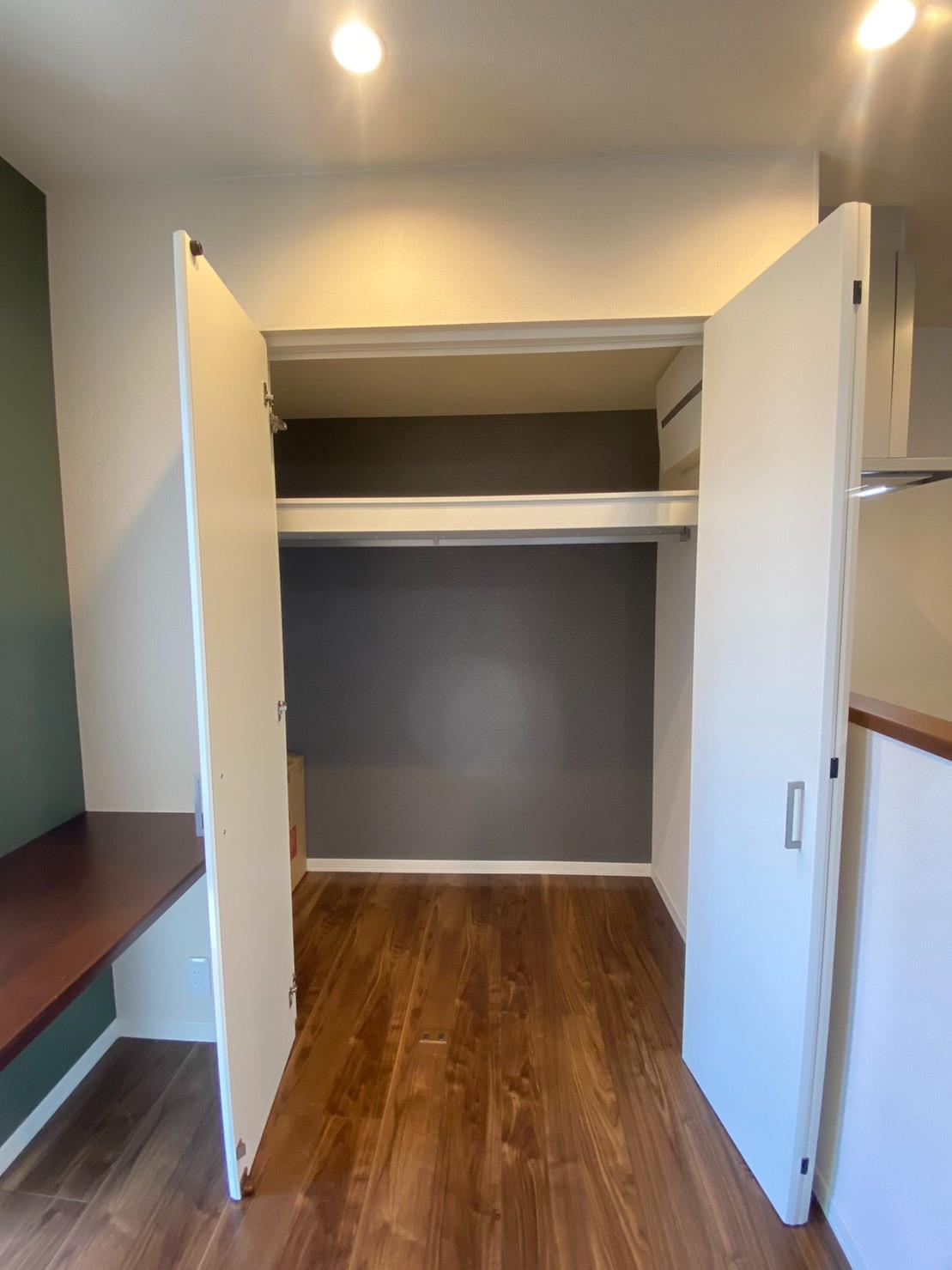 収納　３階のお部屋写真となります。