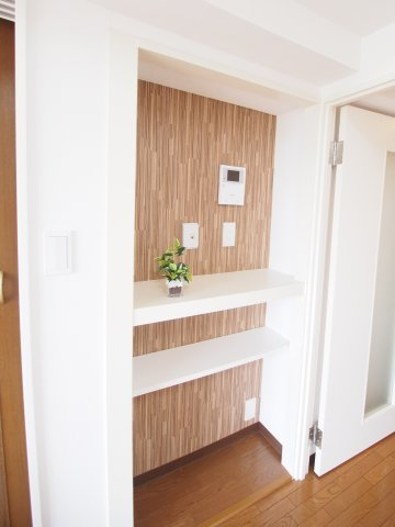 セキュリティ　安心のモニター付きインターホン付き