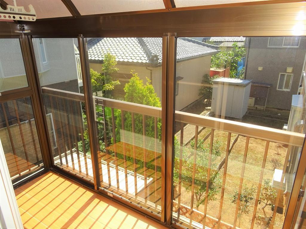 バルコニー　日当りの良いバルコニーでお洗濯も快適☆