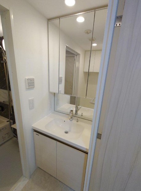 洗面設備　洗面所です