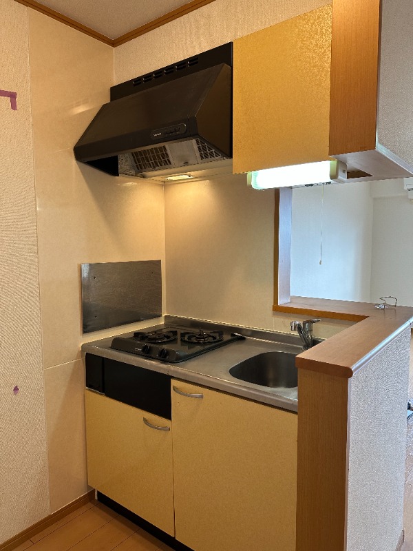 キッチン　２口コンロ（退去前の為写真は参考です）