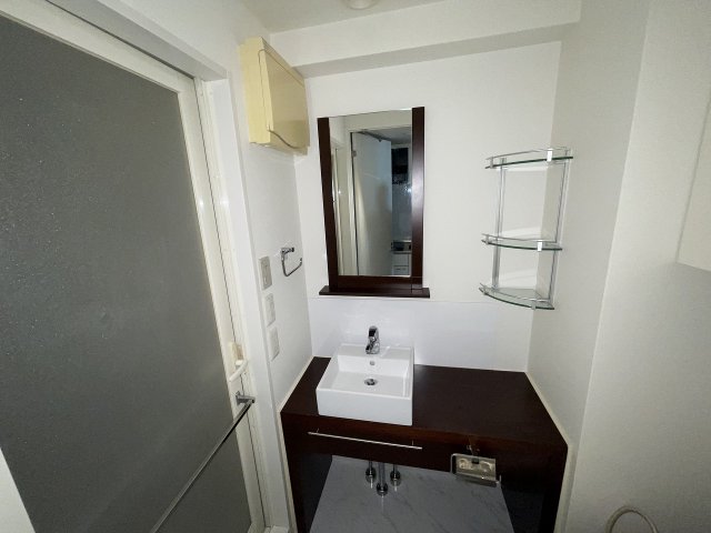 洗面設備　使いやすい洗面所です