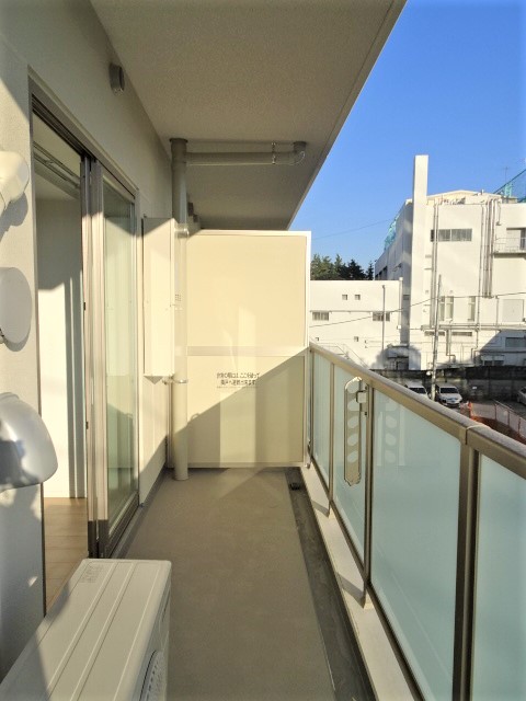 バルコニー　南向きのワイドバルコニー