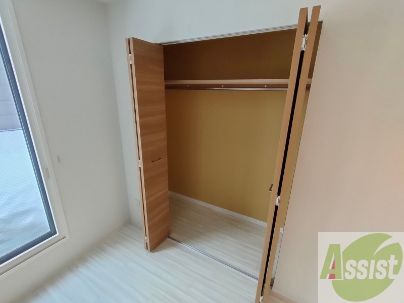 収納　洋室にはクローゼットがあるのですっきり片付きそうです。