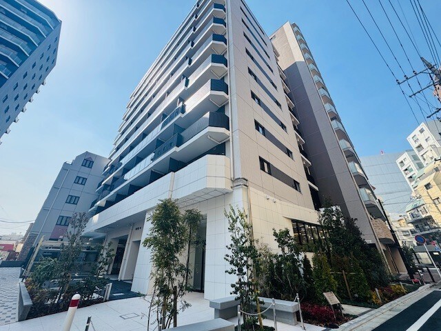 建物外観　外観タイル張りです