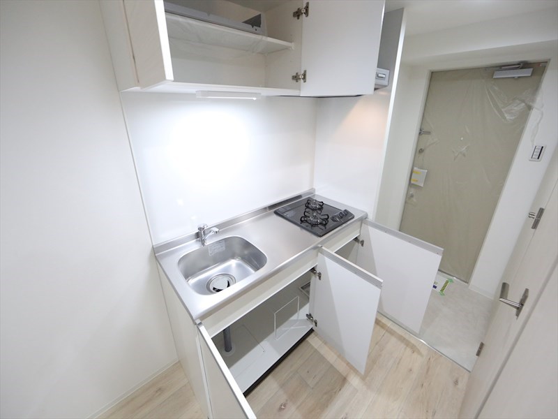 キッチン　システムキッチン（ガス2口コンロ付）