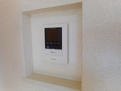 セキュリティ　モニター付きインターホンです