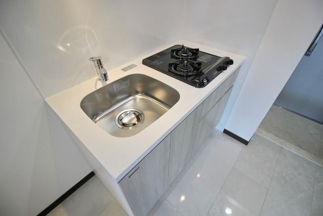 キッチン　★２口ガスコンロ付きシステムキッチン★